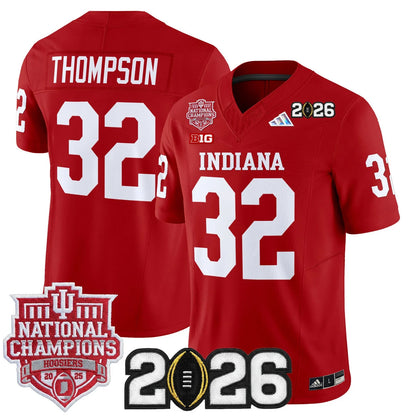Indiana Hoosiers Vapor Limited Football Jersey - 2025 National Champions - All Stitched