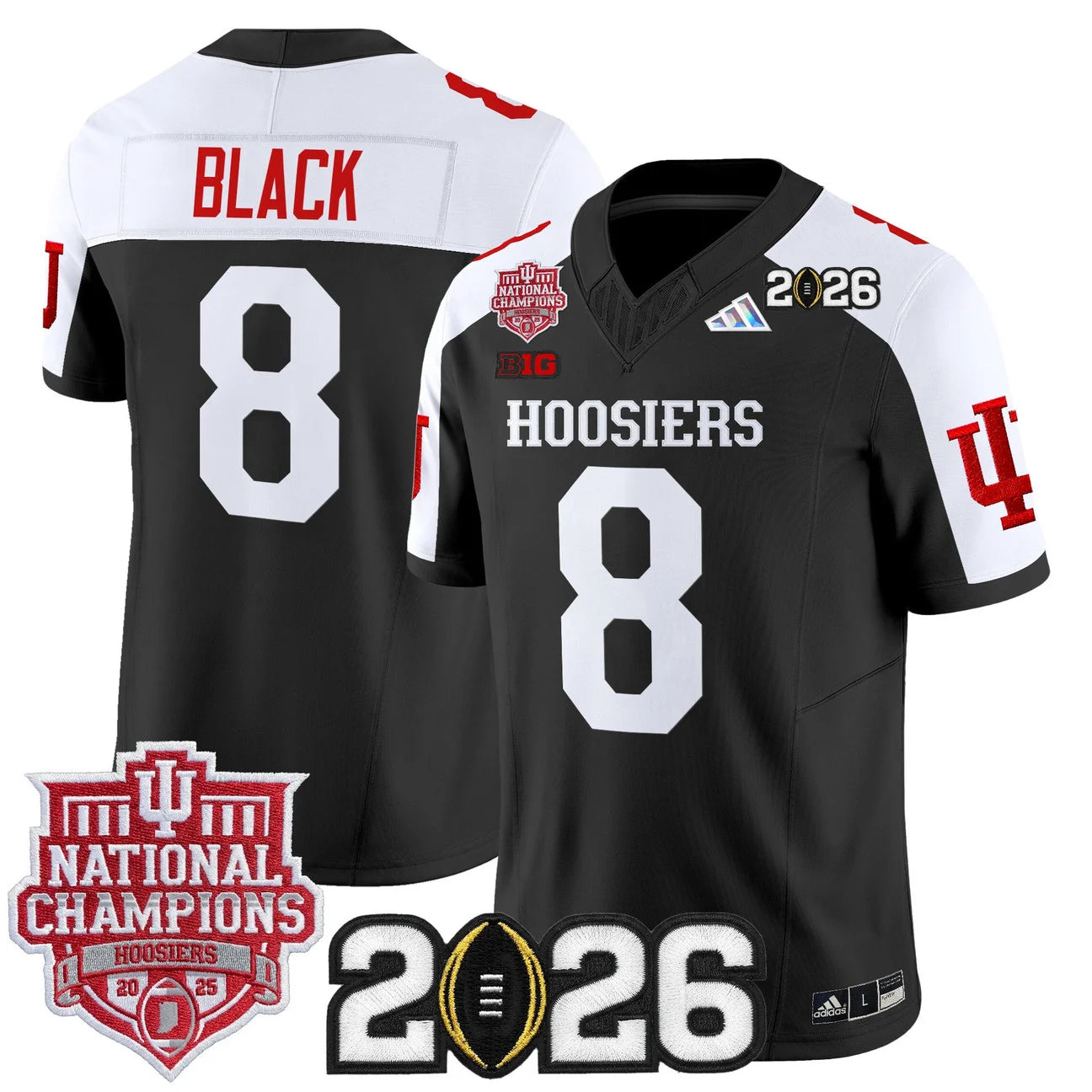 Indiana Hoosiers Vapor Limited Football Jersey - 2025 National Champions - All Stitched