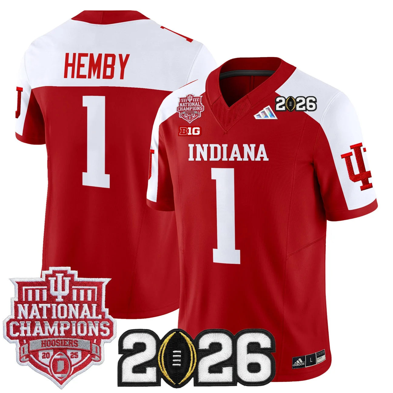 Indiana Hoosiers Vapor Limited Football Jersey - 2025 National Champions - All Stitched