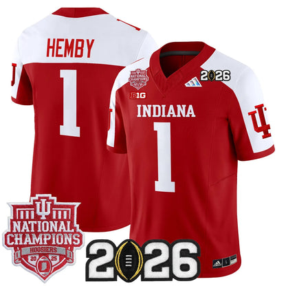 Indiana Hoosiers Vapor Limited Football Jersey - 2025 National Champions - All Stitched
