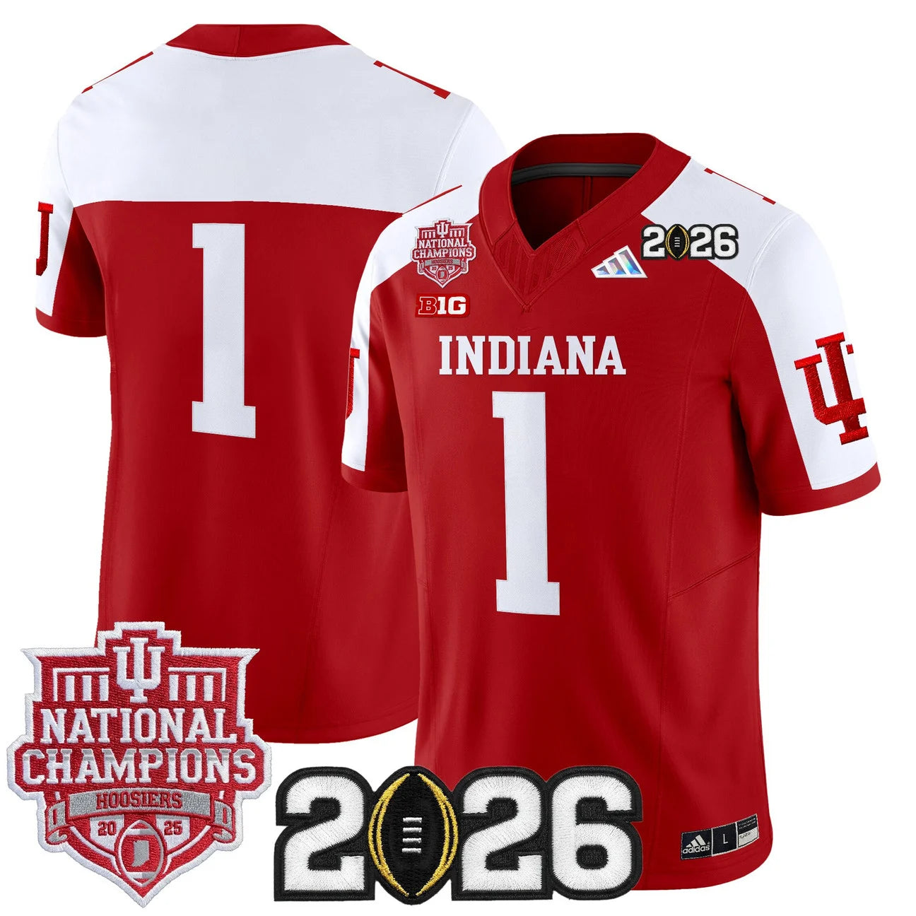 Indiana Hoosiers Vapor Limited Football Jersey - 2025 National Champions - All Stitched