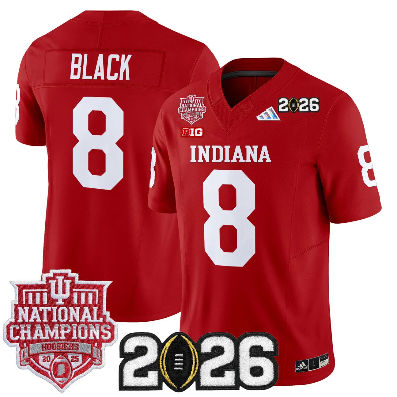 Indiana Hoosiers Vapor Limited Football Jersey - 2025 National Champions - All Stitched