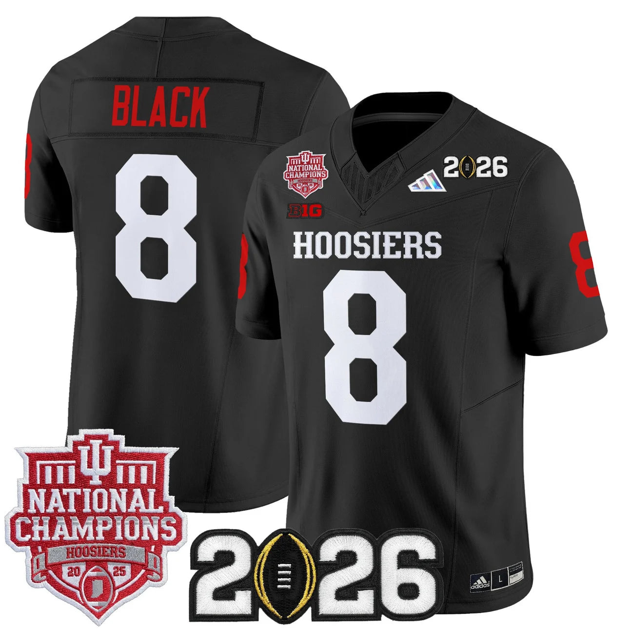 Indiana Hoosiers Vapor Limited Football Jersey - 2025 National Champions - All Stitched