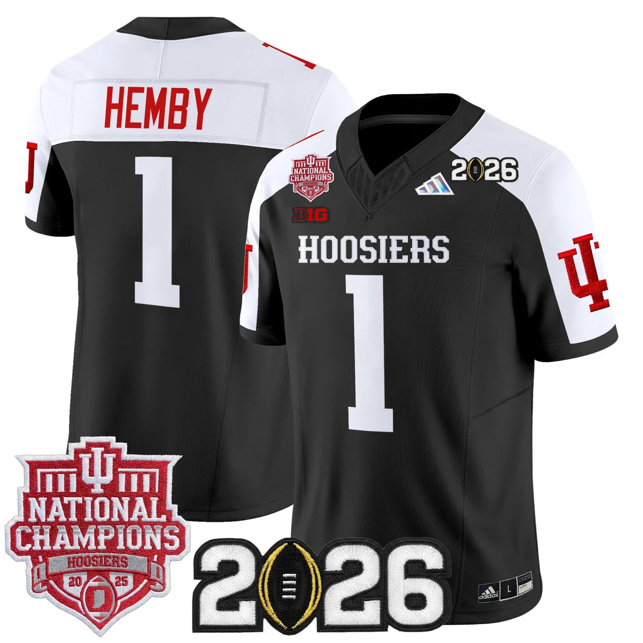 Indiana Hoosiers Vapor Limited Football Jersey - 2025 National Champions - All Stitched