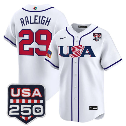 Team USA World Baseball Classic 250America Patch Vapor Premier Jersey - 2026 Roster - All Stitched