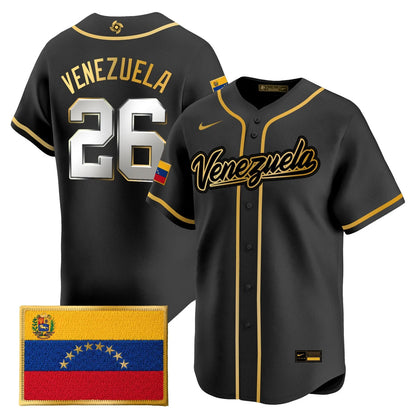 Team Venezuela World Baseball Classic Vapor Premier Jersey - 2026 Roster - All Stitched
