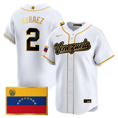 Team Venezuela World Baseball Classic Vapor Premier Jersey - 2026 Roster - All Stitched