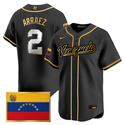 Team Venezuela World Baseball Classic Vapor Premier Jersey - 2026 Roster - All Stitched
