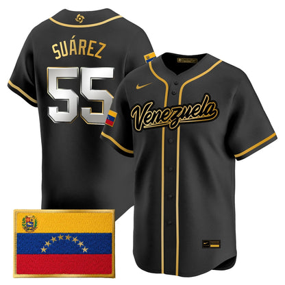 Team Venezuela World Baseball Classic Vapor Premier Jersey - 2026 Roster - All Stitched