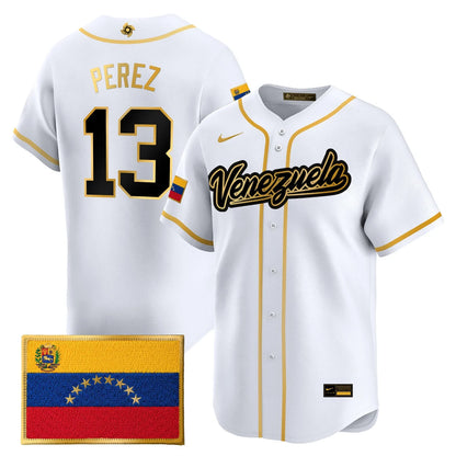 Team Venezuela World Baseball Classic Vapor Premier Jersey - 2026 Roster - All Stitched