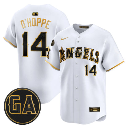 LAA 'Garret Anderson Tribute Patch' Vapor Premier Limited Jersey - All Stitched