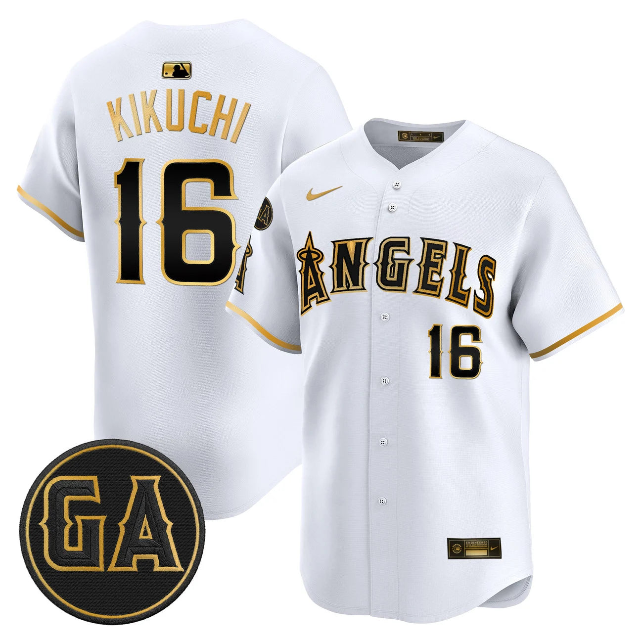 LAA 'Garret Anderson Tribute Patch' Vapor Premier Limited Jersey - All Stitched