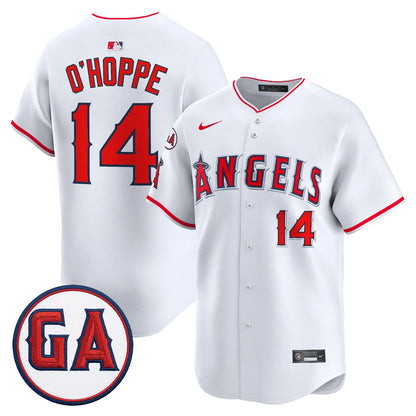 LAA 'Garret Anderson Tribute Patch' Vapor Premier Limited Jersey - All Stitched