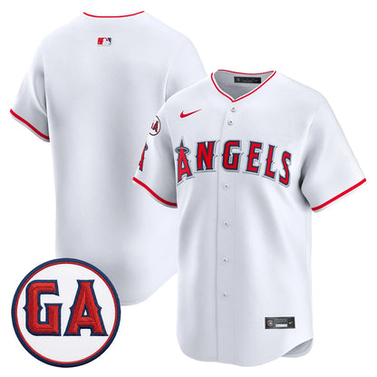 LAA 'Garret Anderson Tribute Patch' Vapor Premier Limited Jersey - All Stitched