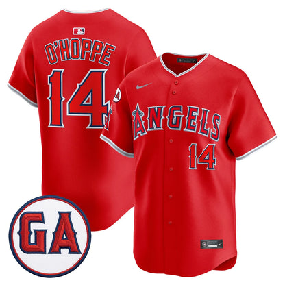 LAA 'Garret Anderson Tribute Patch' Vapor Premier Limited Jersey - All Stitched