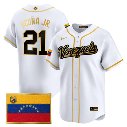 Team Venezuela World Baseball Classic Vapor Premier Jersey - 2026 Roster - All Stitched