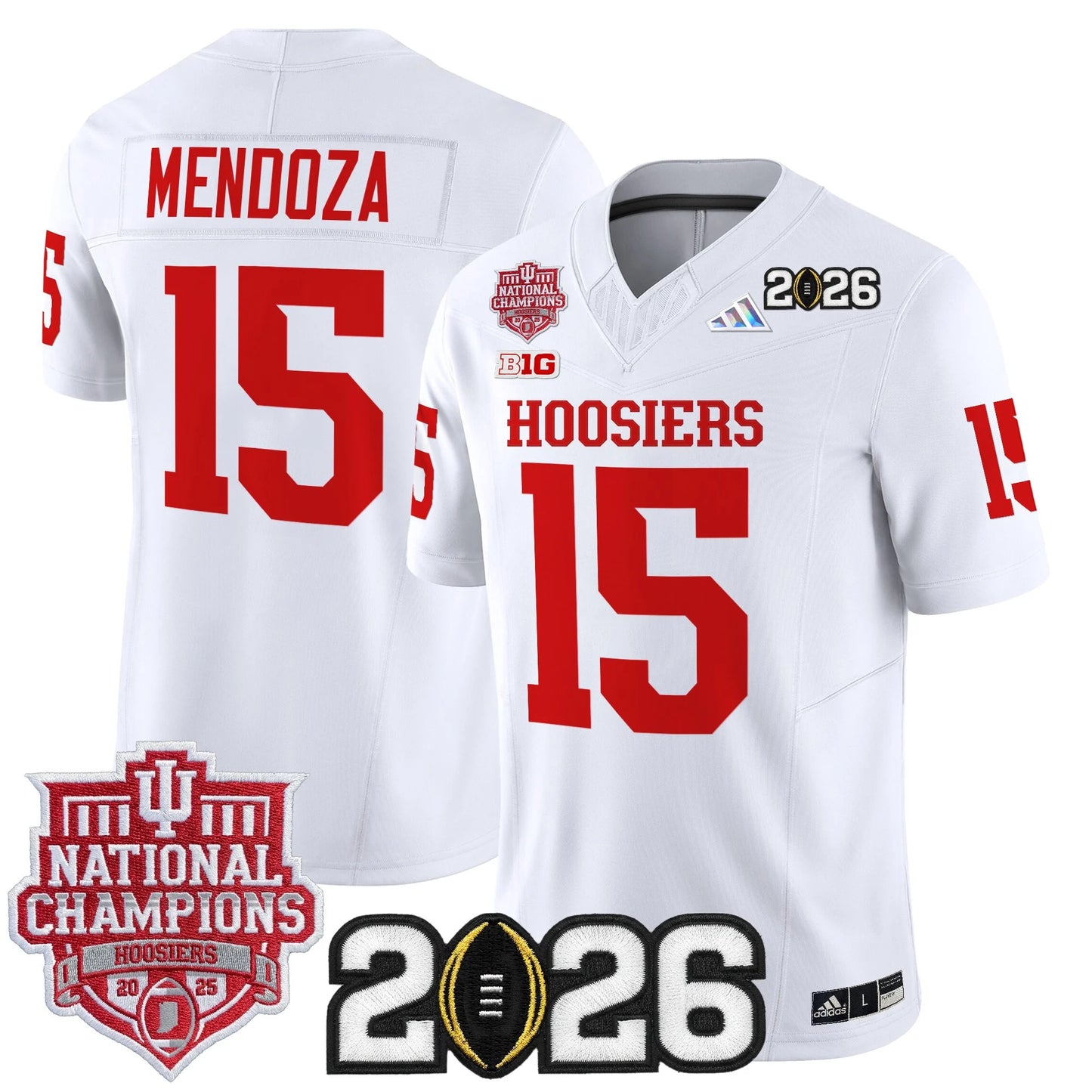 Indiana Hoosiers Vapor Limited Football Jersey - 2025 National Champions - All Stitched