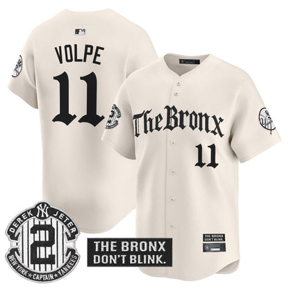 Yankees 'The Bronx - Gothic Ink Drop Edition' Vapor Premier Limited Jersey - All Stitched