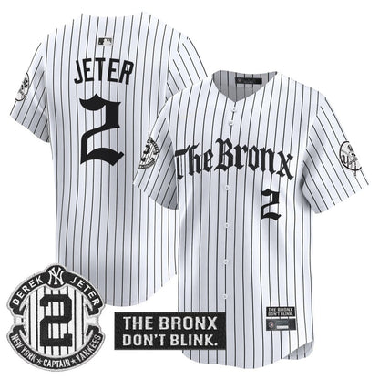 Yankees 'The Bronx - Gothic Ink Drop Edition' Vapor Premier Limited Jersey - All Stitched