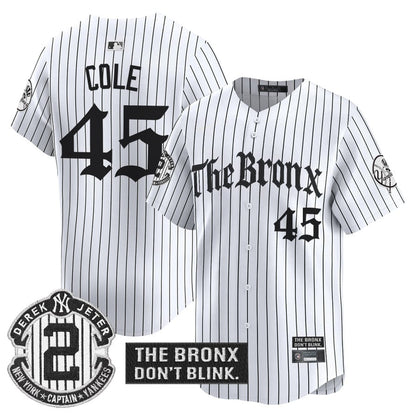 Yankees 'The Bronx - Gothic Ink Drop Edition' Vapor Premier Limited Jersey - All Stitched