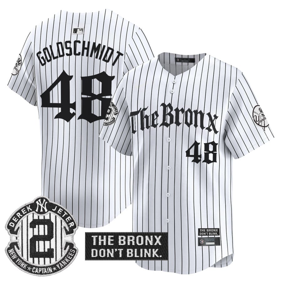 Yankees 'The Bronx - Gothic Ink Drop Edition' Vapor Premier Limited Jersey - All Stitched