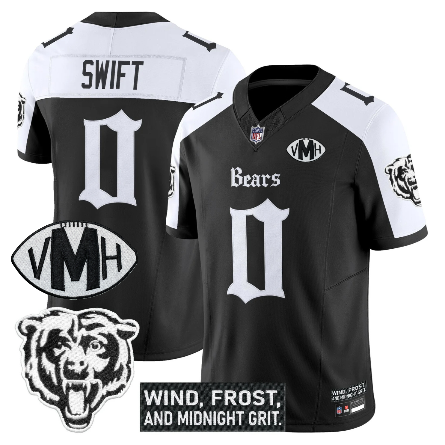 CHI 'Gothic Midway Legacy' VMH Tribute Patch Vapor Limited Jersey - All Stitched