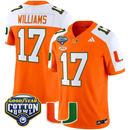 MIA 2025 Goodyear Cotton Bowl Patch Vapor Limited Jersey - All Stitched