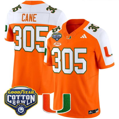 MIA 2025 Goodyear Cotton Bowl Patch Vapor Limited Jersey - All Stitched