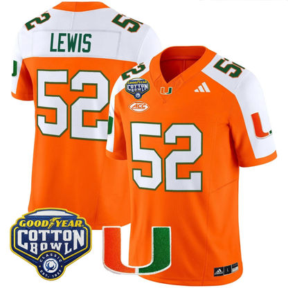 MIA 2025 Goodyear Cotton Bowl Patch Vapor Limited Jersey - All Stitched