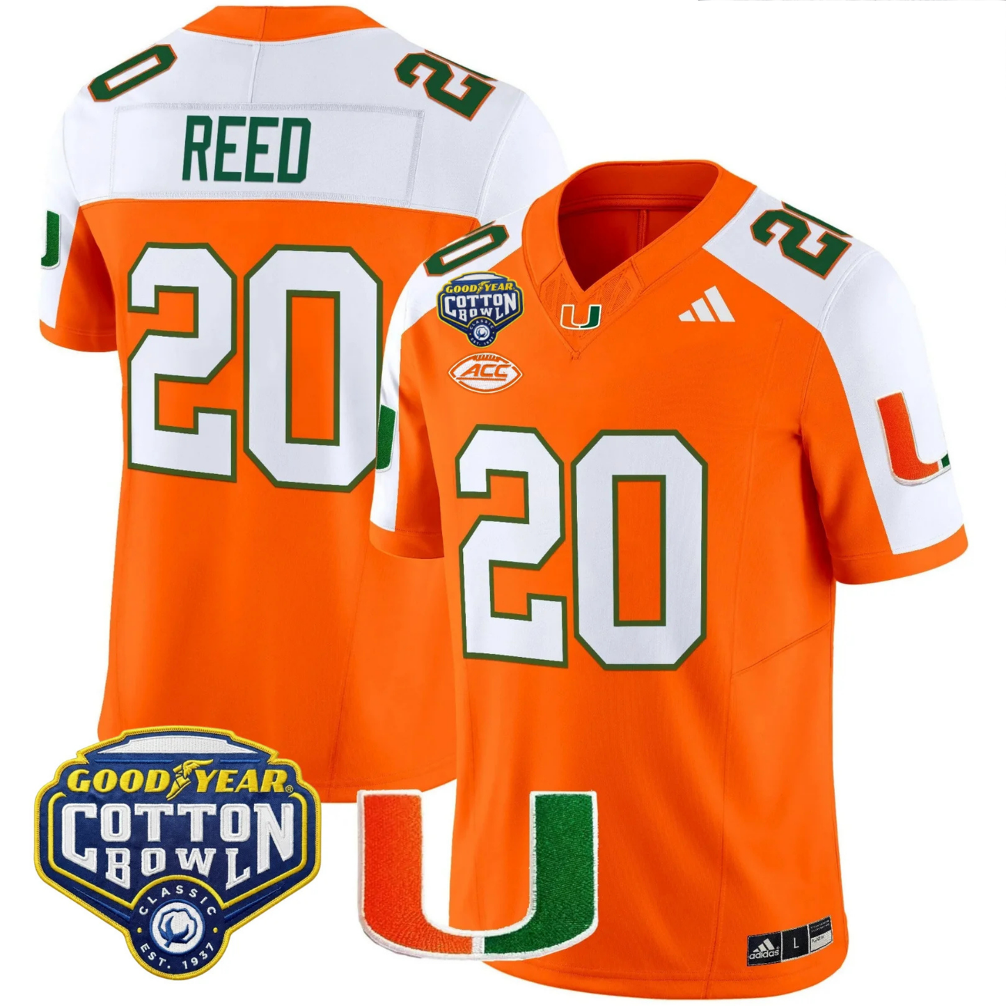 MIA 2025 Goodyear Cotton Bowl Patch Vapor Limited Jersey - All Stitched