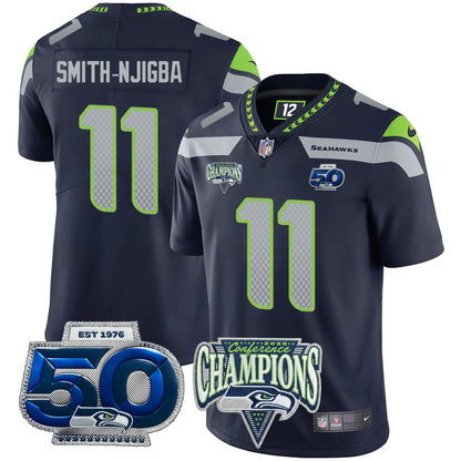SEA 2025 Vapor Limited Jersey V4- NFC Champions Limited Patch - All Stitched