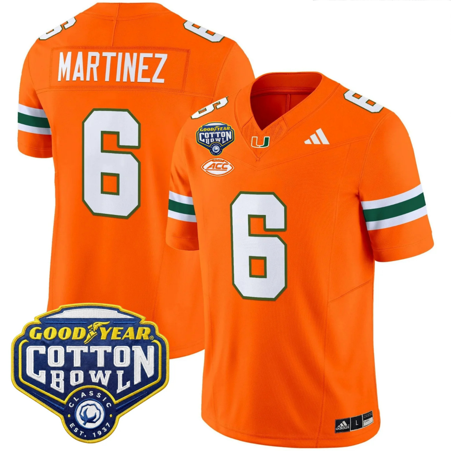 MIA 2025 Goodyear Cotton Bowl Patch Vapor Limited Jersey - All Stitched