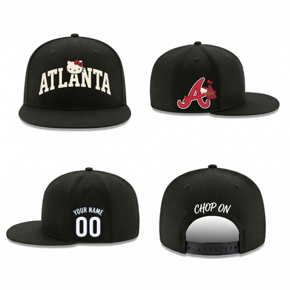 ATL x Meow KT Personalized Snapback Cap - Printed