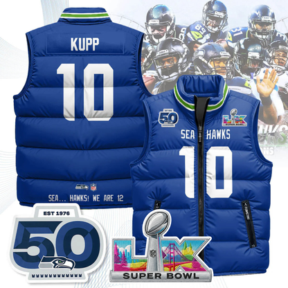SEA NFC Champions Patch Unisex Puffer Vest