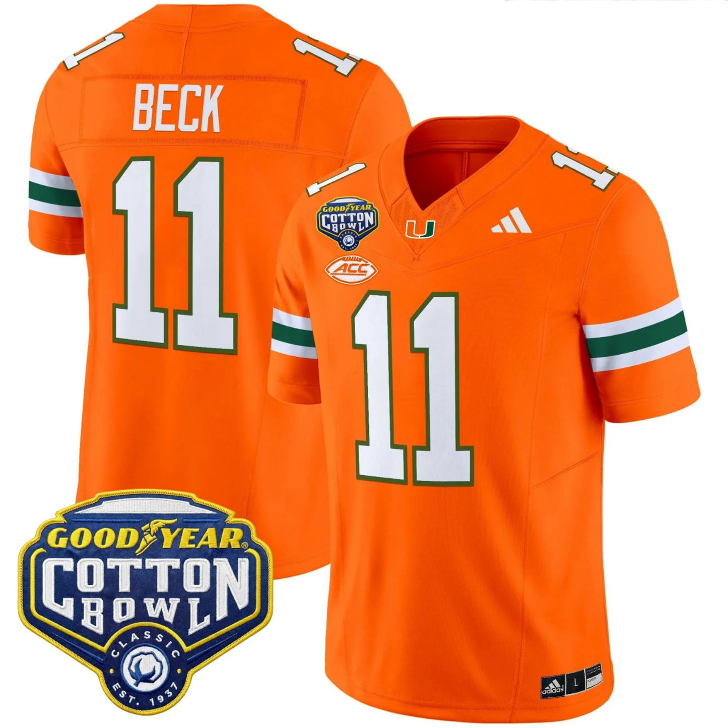 MIA 2025 Goodyear Cotton Bowl Patch Vapor Limited Jersey - All Stitched