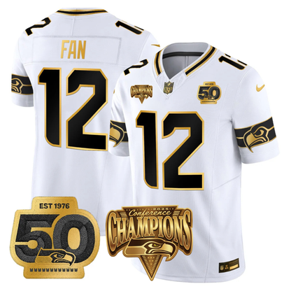 SEA 2025 Vapor Limited Jersey V4- NFC Champions Limited Patch - All Stitched