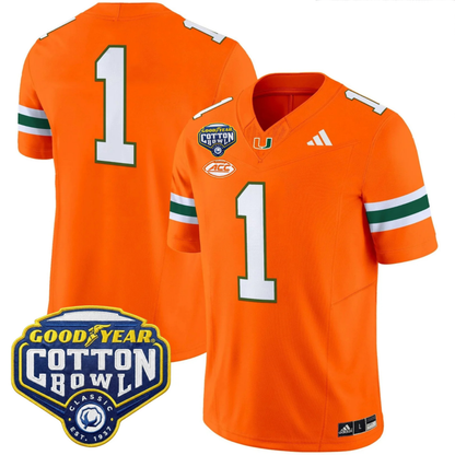 MIA 2025 Goodyear Cotton Bowl Patch Vapor Limited Jersey - All Stitched