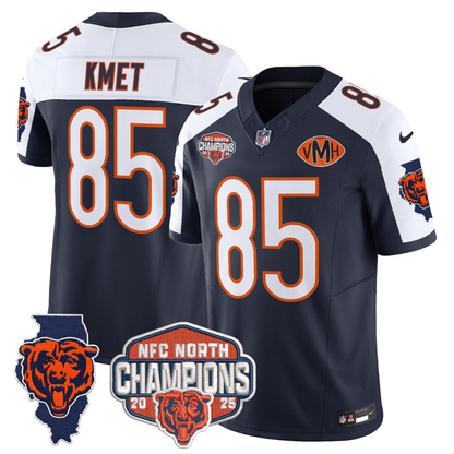CHI 2025 NFC North Champions Patch Jersey V2 - All Stitched