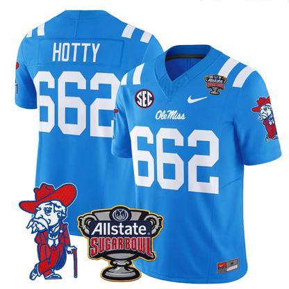 Ole Miss Rebels 2025 Sugar Bowl Patch Vapor Limited Jersey - All Stitched
