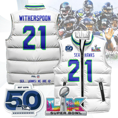SEA NFC Champions Patch Unisex Puffer Vest