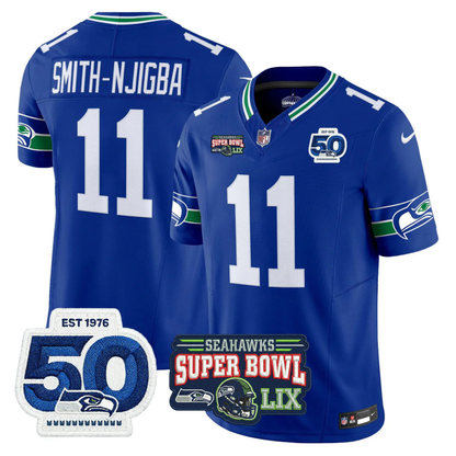 SEA 2025 Vapor Limited Jersey V5- NFC Champions Limited Patch - All Stitched