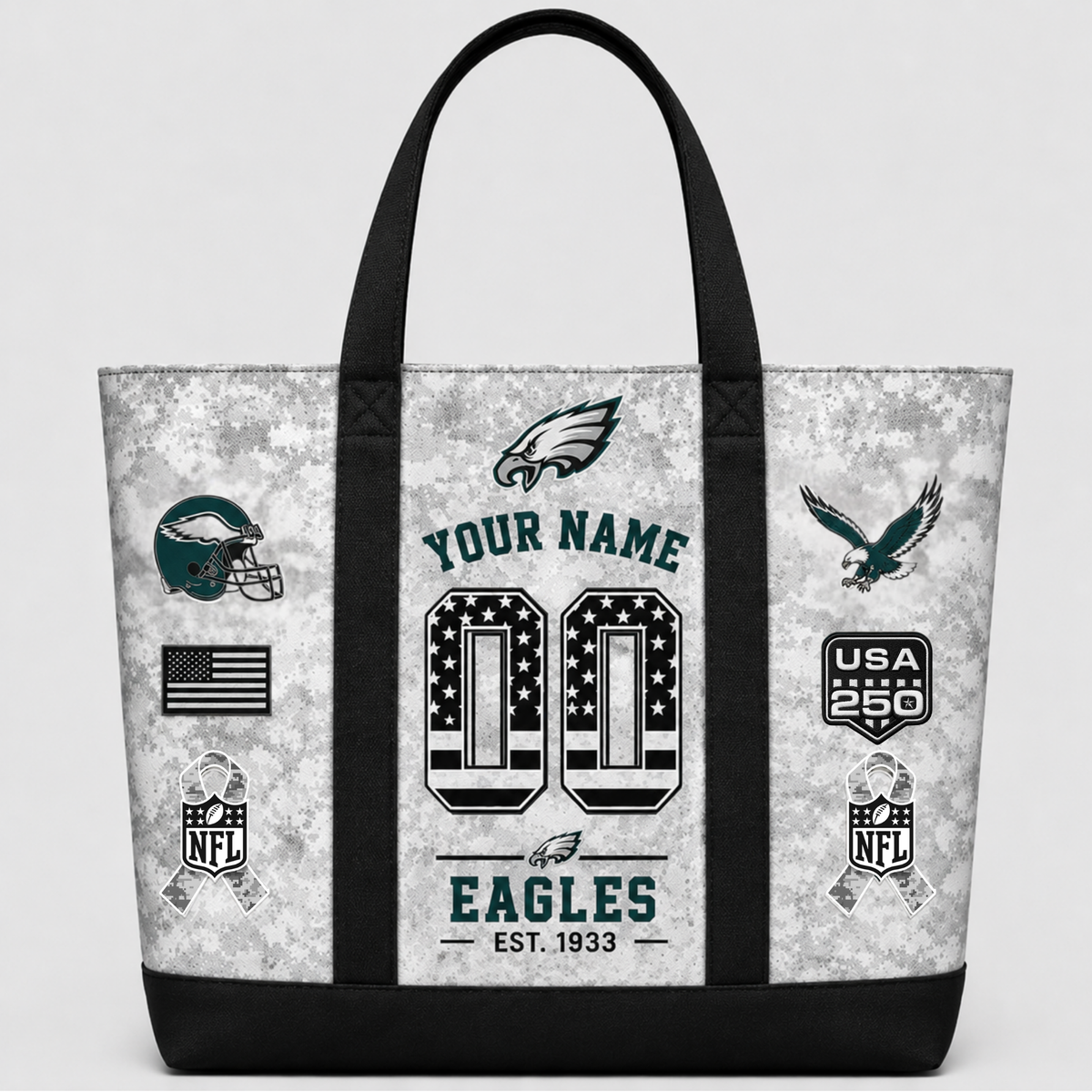 PHI 2026 Salute To Service Edition Custom Printed Canvas Tote Bag