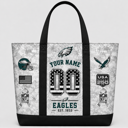 PHI 2026 Salute To Service Edition Custom Printed Canvas Tote Bag