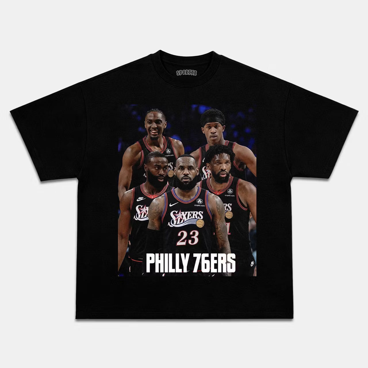 76ERS BIG FIVE Printed T-Shirt V2