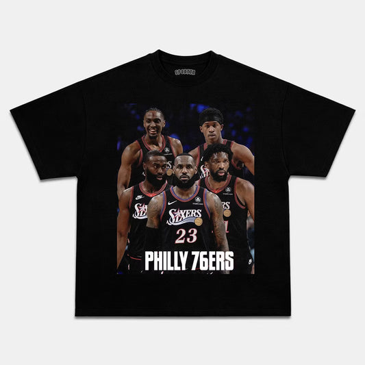76ERS BIG FIVE Printed T-Shirt V2