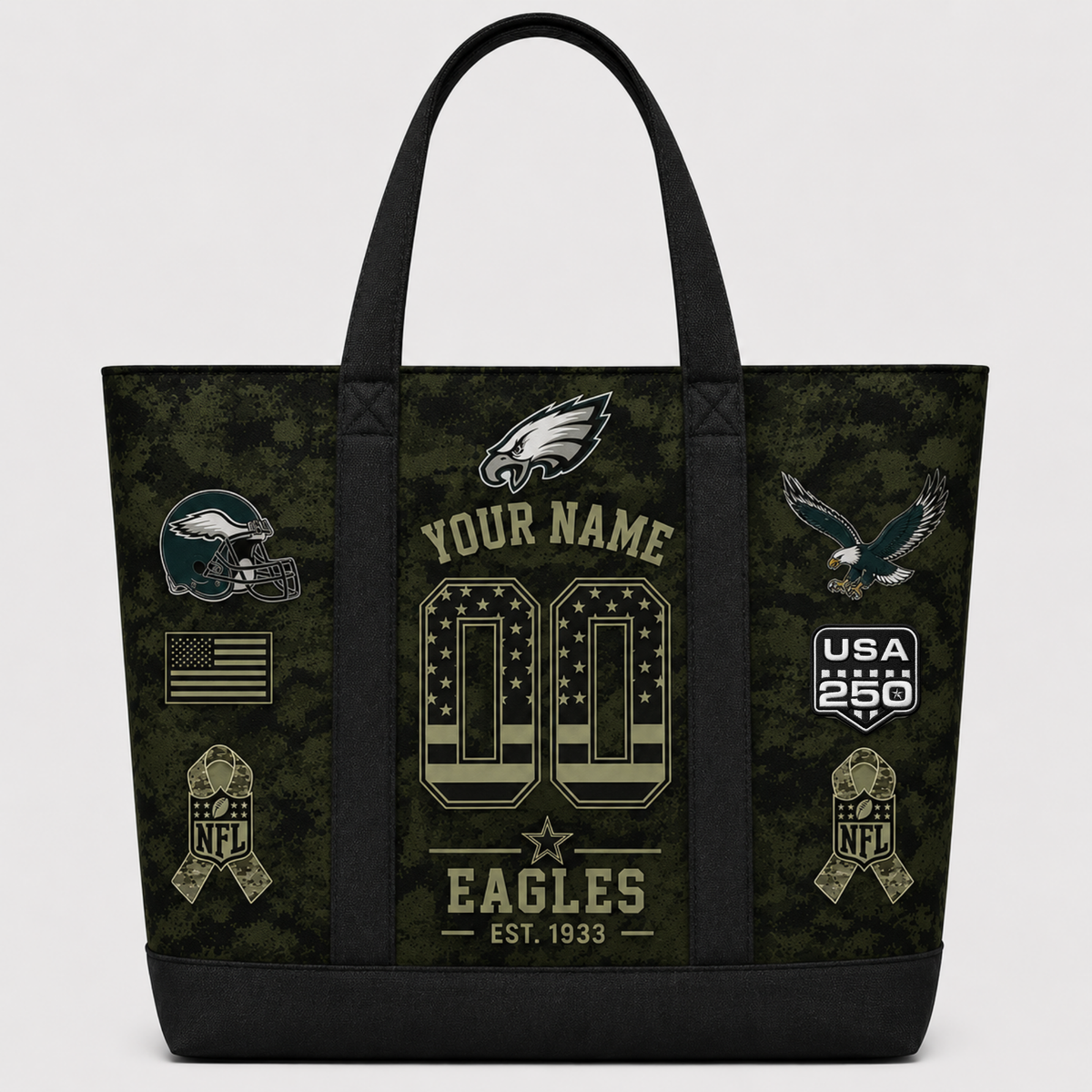 PHI 2026 Salute To Service Edition Custom Printed Canvas Tote Bag