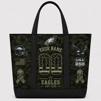 PHI 2026 Salute To Service Edition Custom Printed Canvas Tote Bag