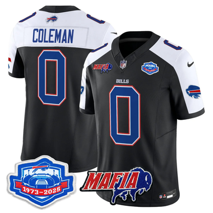 BUF 2025 Bills Mafia & Farewell Season Patch Vapor Limited Jersey - All Stitched