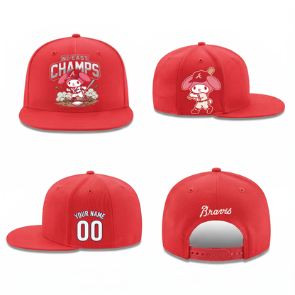 ATL x Pink Sanrio Friends Personalized Snapback Cap - Printed