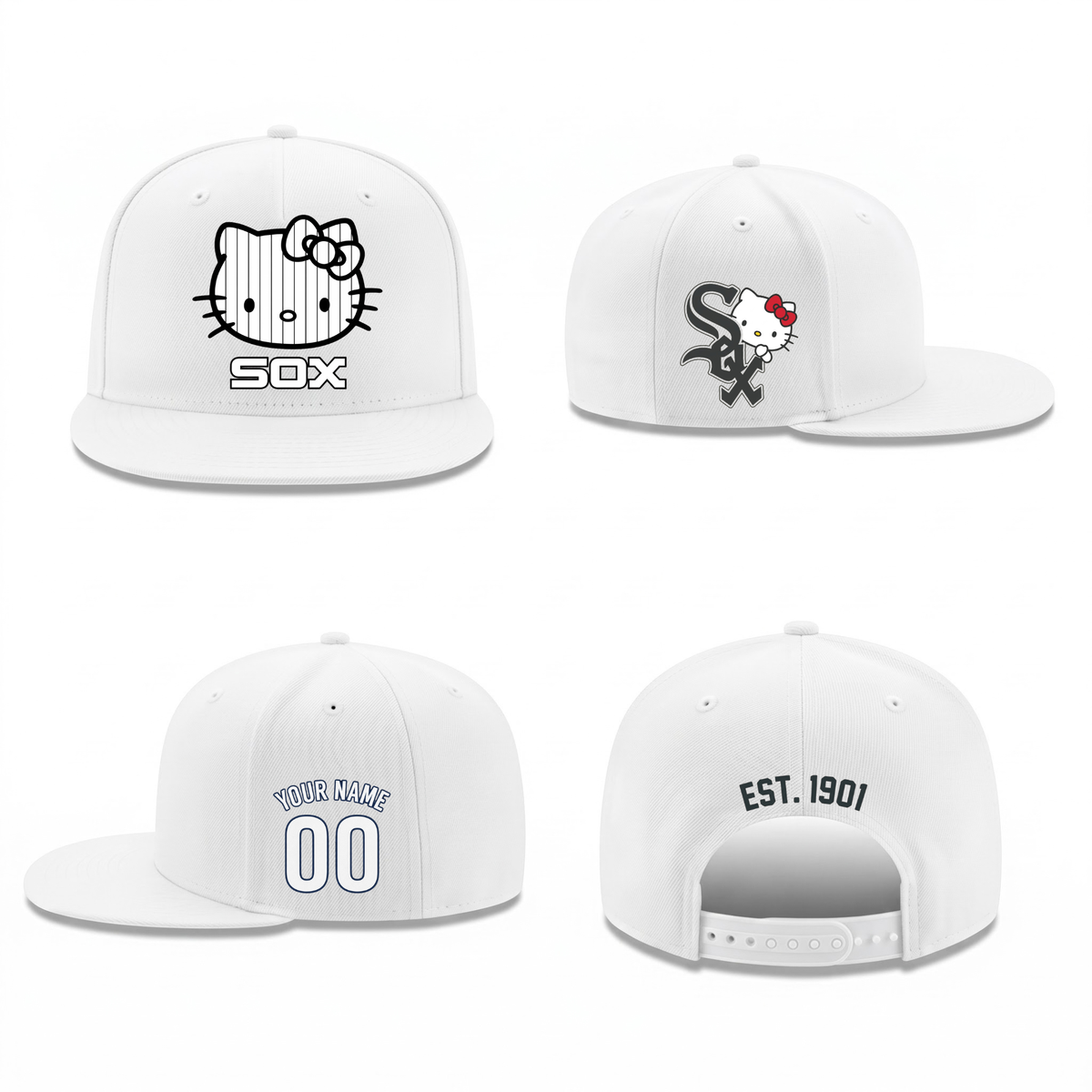 CWS x Meow KT Personalized Snapback Cap - Printed